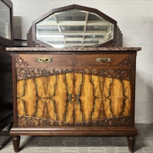 Pomocnik drewniany Art Deco